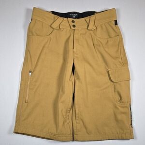 Dakine 8 Track Mountain Bike MTB Freeride Cargo Shorts Mustard Yellow Size 28